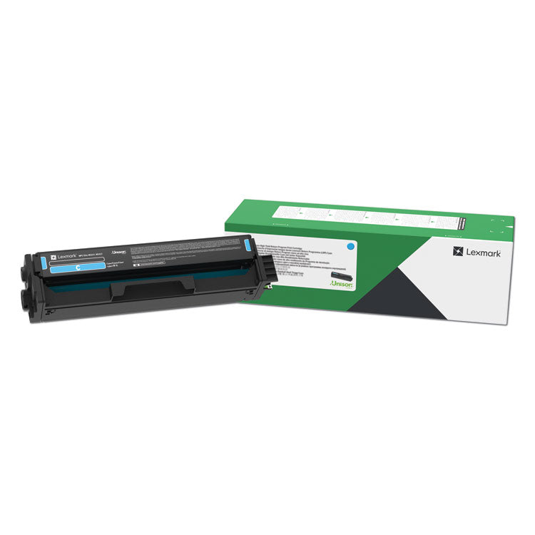 Lexmark - C331HC0 Return Program High-Yield Toner, 2,500 Page-Yield, Cyan