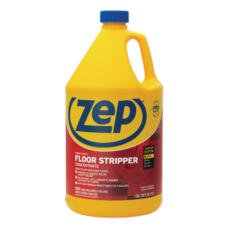 Zep Commercial - Floor Stripper, Unscented, 1 gal, 4/Carton
