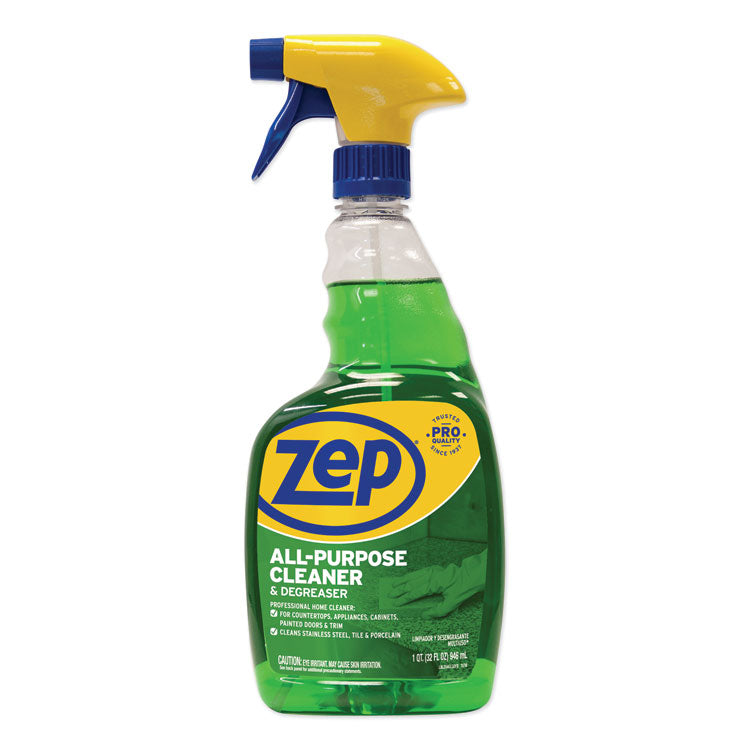 Zep Commercial - All-Purpose Cleaner and Degreaser, 32 oz Spray Bottle