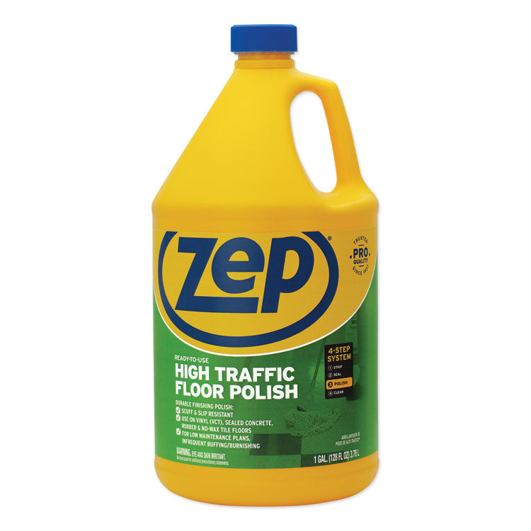 Zep Commercial - High Traffic Floor Polish, 1 gal Bottle (8905580)