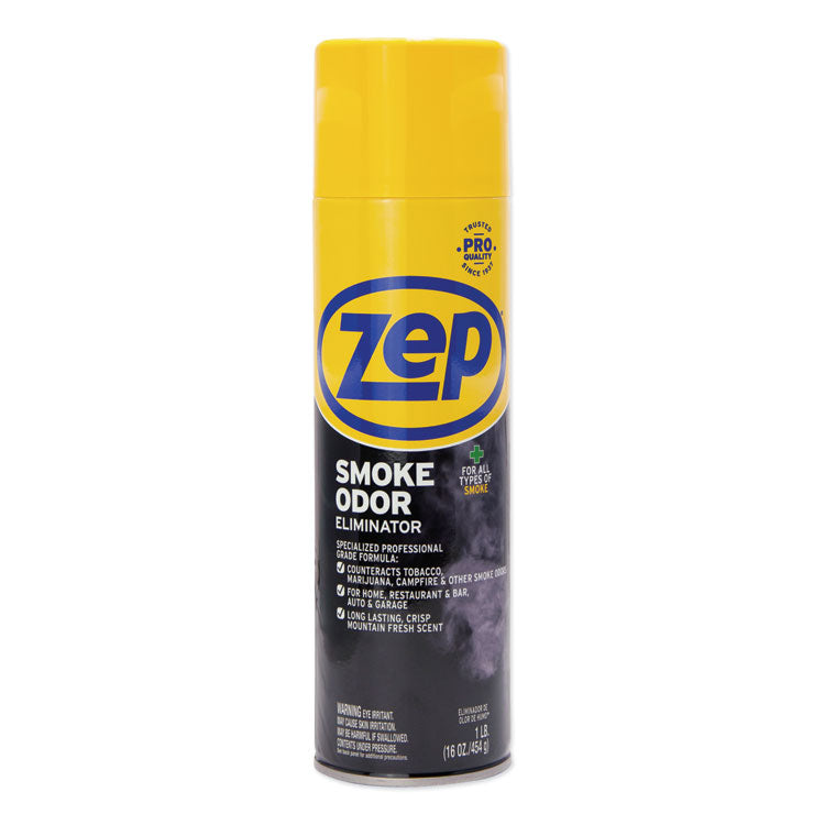 Zep Commercial - Smoke Odor Eliminator, Fresh, 16 oz, 12/Carton