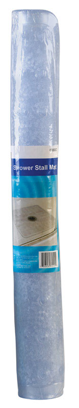 LIVING ACCENTS - Living Accents 20 in. L X 20 in. W Clear Rubber Shower Stall Mat