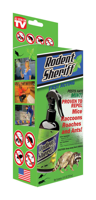 RODENT SHERIFF - Rodent Sheriff As Seen on TV Animal Repellent Liquid For Rodents 8 oz