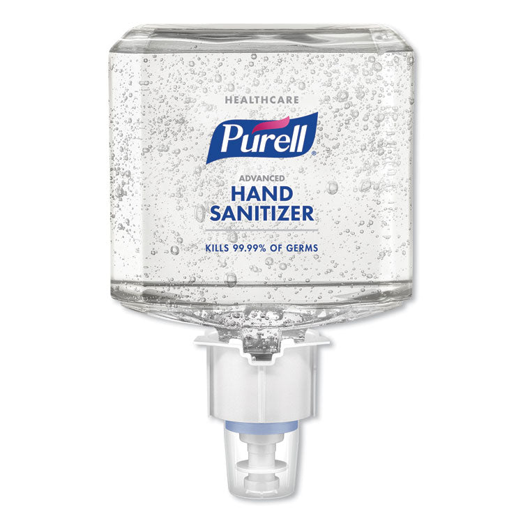 PURELL - Healthcare Advanced Gel Hand Sanitizer, 1,200 mL, Clean Scent, For ES4 Dispensers, 2/Carton