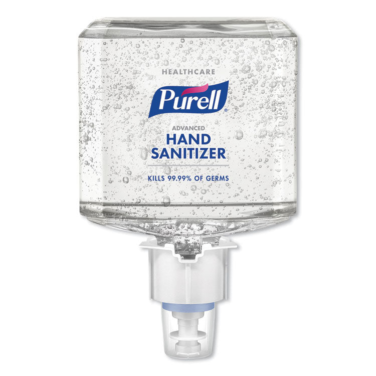 PURELL - Healthcare Advanced Gel Hand Sanitizer, 1,200 mL, Clean Scent, For ES6 Dispensers, 2/Carton