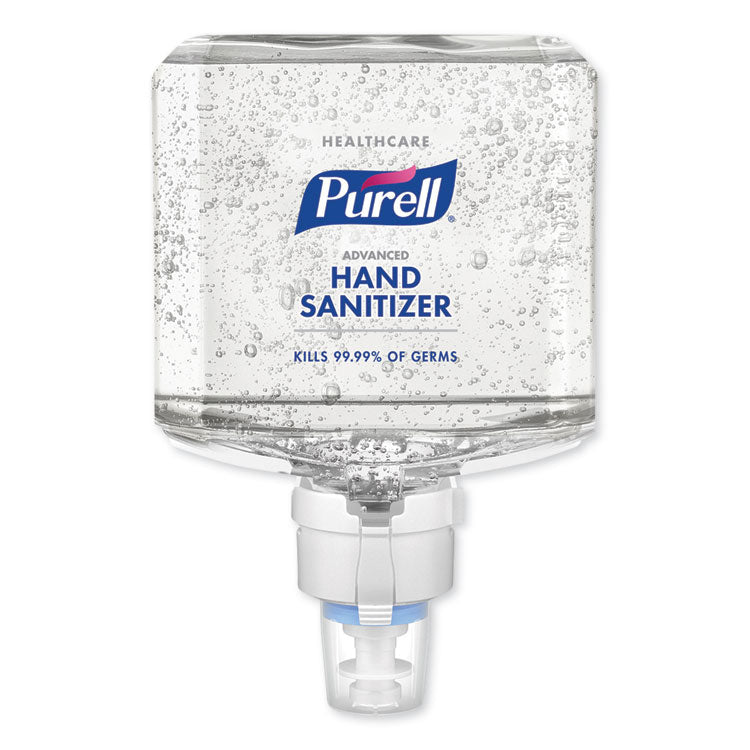 PURELL - Healthcare Advanced Gel Hand Sanitizer, 1,200 mL, Clean Scent, For ES8 Dispensers, 2/Carton