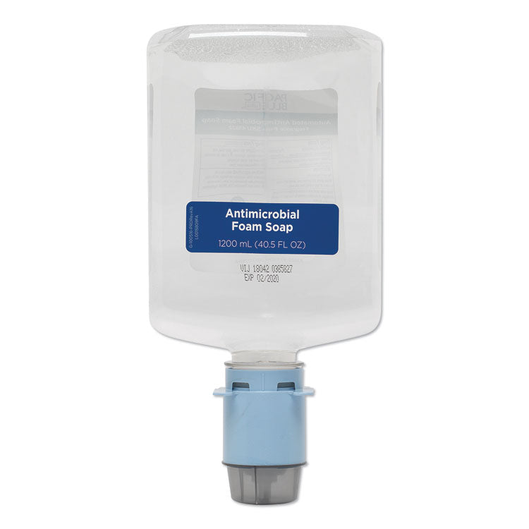 Georgia Pacific Professional - Pacific Blue Ultra Automated Foam Soap Refill, Antimicrobial, E2 Rated, Fragrance-Free, 1,200 mL, 3/Carton