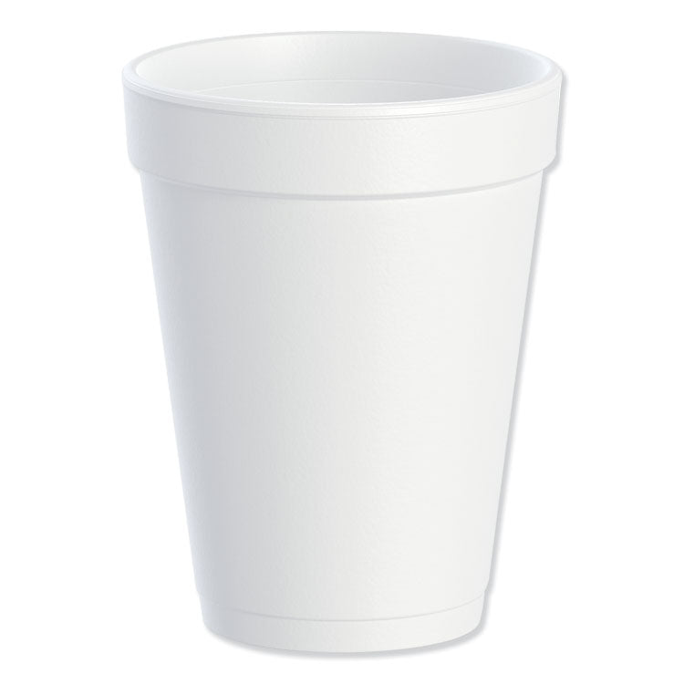 Dart - Foam Drink Cups, 14 oz, White, 1,000/Carton