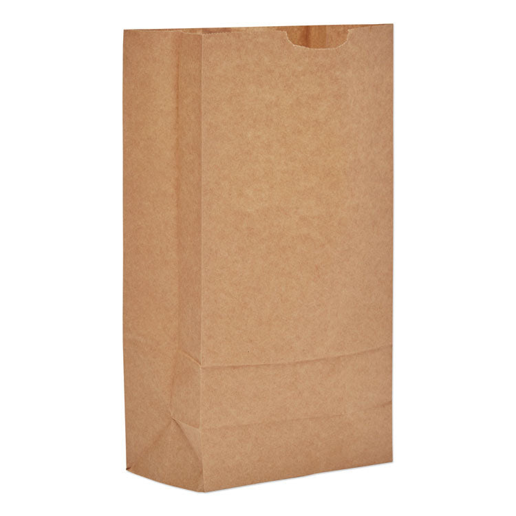 General - Grocery Paper Bags, 35 lb Capacity, #10, 6.31" x 4.19" x 13.38", Kraft, 500 Bags