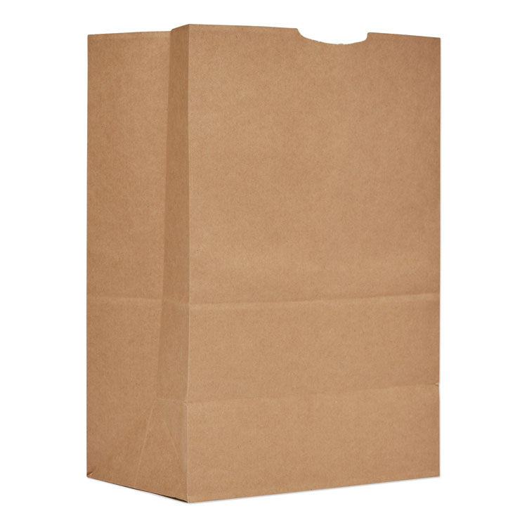 General - Grocery Paper Bags, 52 lb Capacity, 1/6 BBL, 12" x 7" x 17", Kraft, 500 Bags