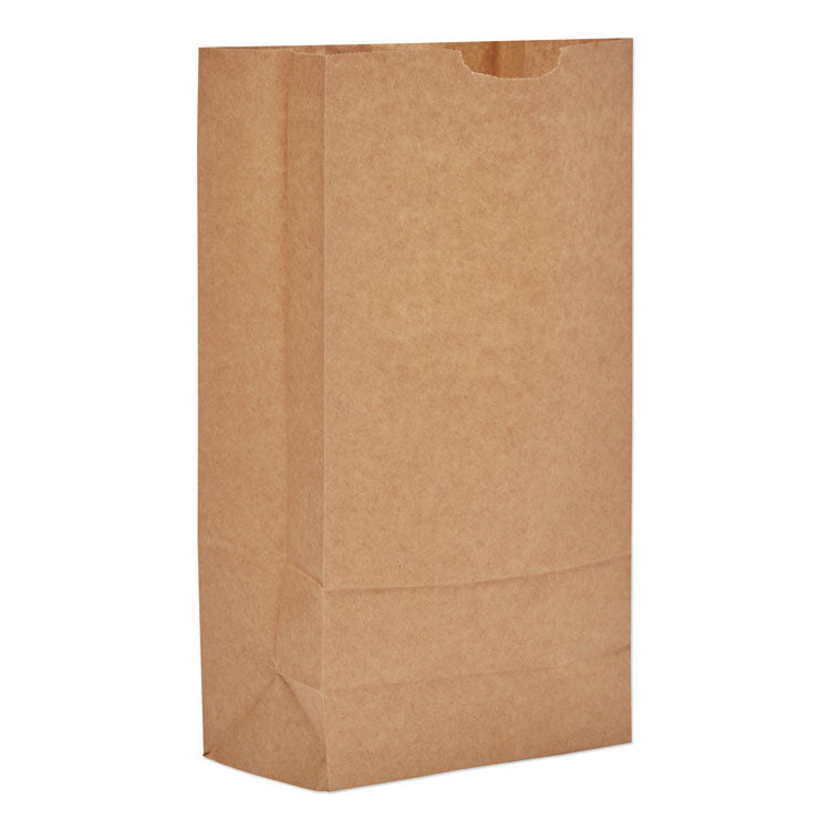 General - Grocery Paper Bags, 57 lb Capacity, #10, 6.31" x 4.19" x 13.38", Kraft, 500 Bags