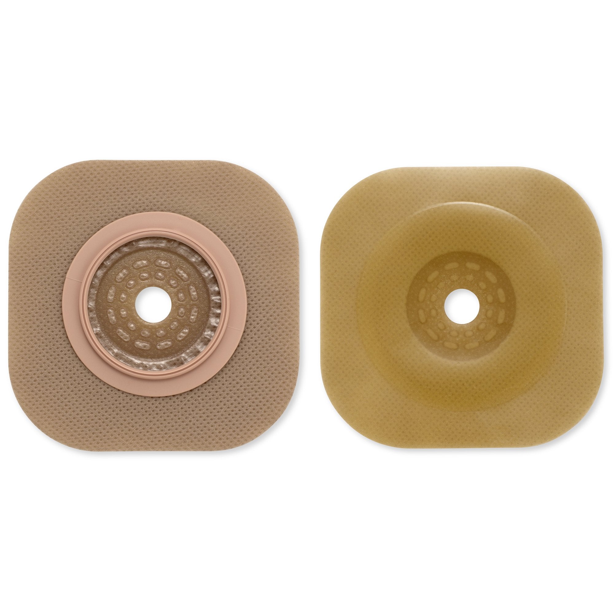 Hollister - Ostomy Barrier CeraPlus™ New Image™ Trim to Fit, Extended Wear Without Tape 44 mm Flange Up to 1-1/4 Inch Opening 4 X 4 Inch [5/BX]