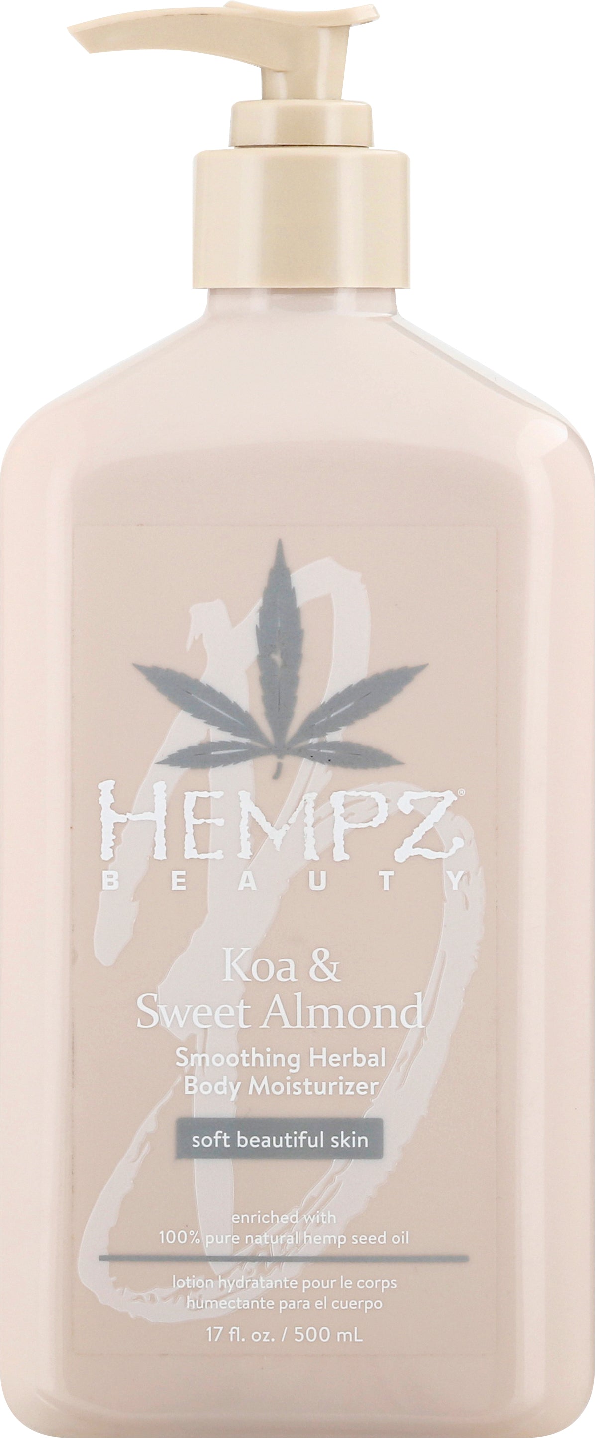 Hempz Beauty Koa & Sweet Almond Body Moisturizer 17 oz - Case of 1