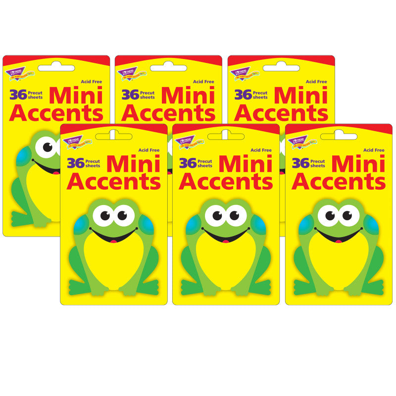 TREND - Frog Mini Accents, 36 Per Pack, 6 Packs