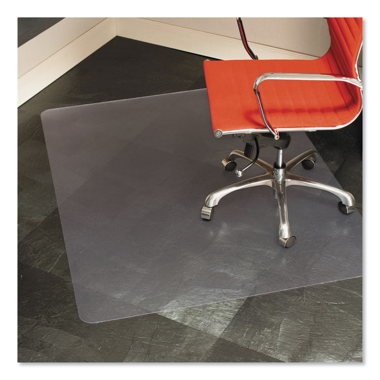 ES Robbins - EverLife Chair Mat for Hard Floors, Heavy Use, Rectangular, 46 x 60, Clear