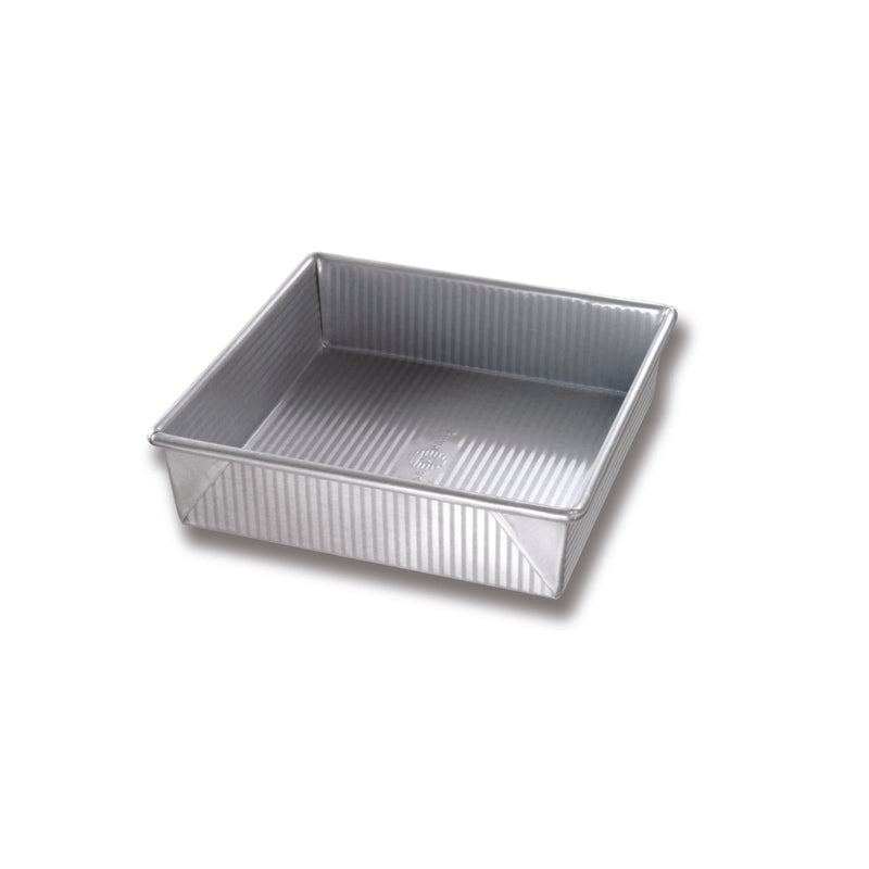 USA PAN - USA Pan 9.5 in. W X 9-1/2 in. L Cake Pan Silver 1 pk