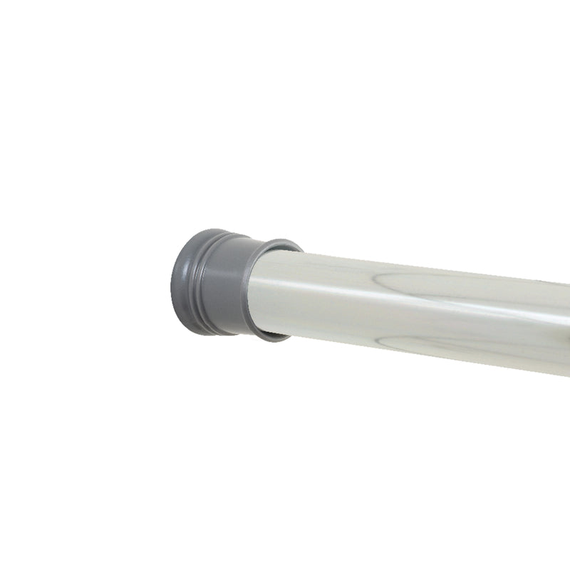 ZENNA HOME - Zenna Home Chrome Silver Tension Rod 51 in. L X 86 in. L