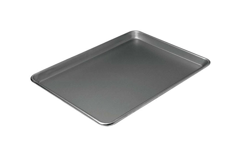 CHICAGO METALLIC - Chicago Metallic 12 in. W X 16-3/4 in. L Cookie and Jelly Roll Pan Gray 1 pk