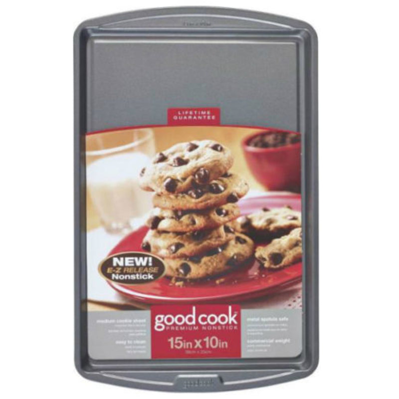 GOOD COOK - Good Cook 10 in. W X 15 in. L Cookie Sheet Gray 1 pk