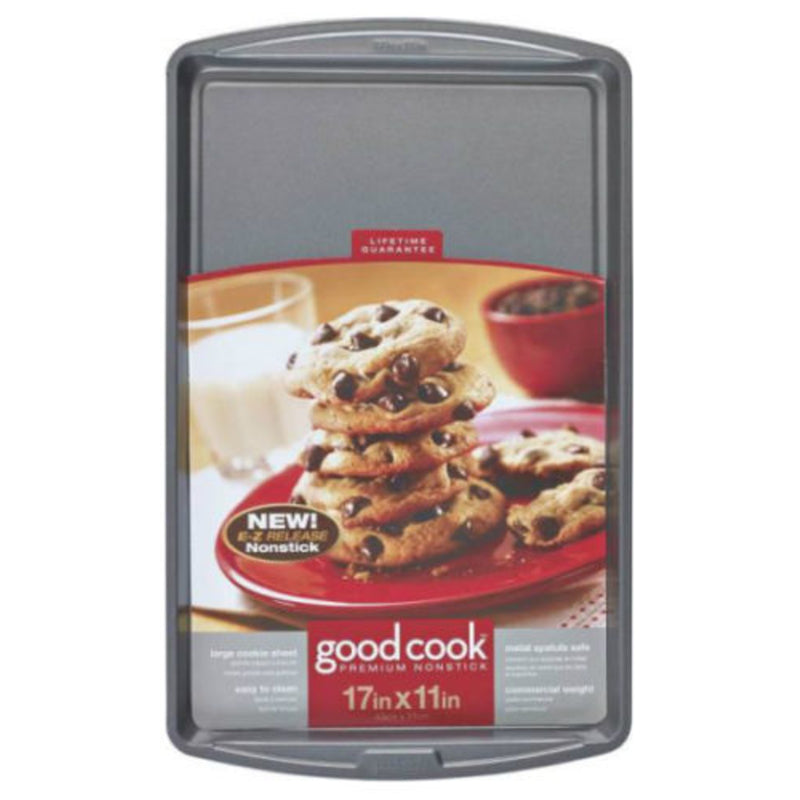 GOOD COOK - Good Cook 11 in. W X 17 in. L Cooking Sheet Gray 1 pk