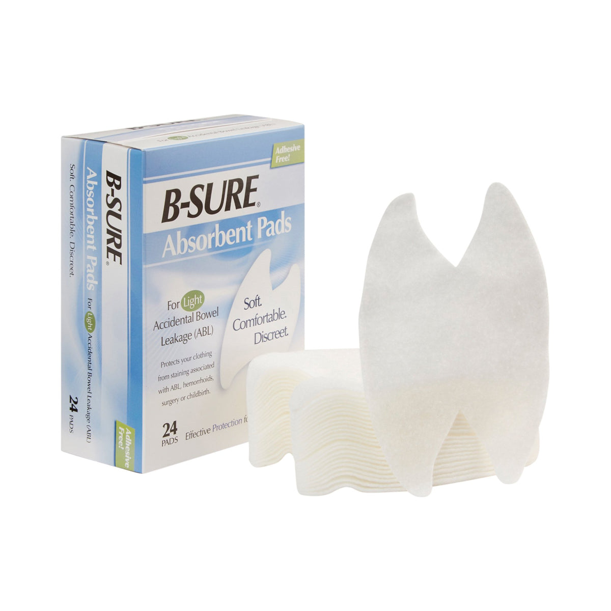 Birchwood Laboratories - Incontinence Liner B-Sure® Heavy Absorbency Texel Fiber Core One Size Fits Most [24/BX]