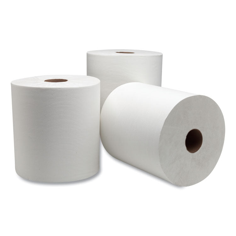 Tork - Advanced Hardwound Roll Towel, 7.88" x 1,000 ft, White, 6 Rolls/Carton
