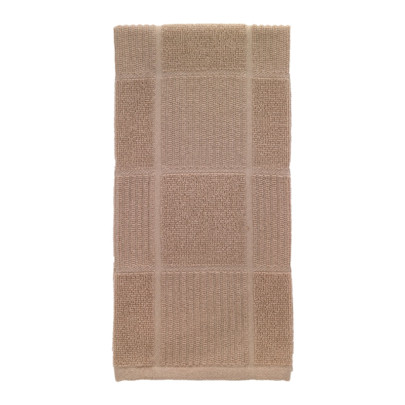 T-FAL - T-Fal Sand Cotton Checked Parquet Kitchen Towel 1 pk - Case of 6 [10959]