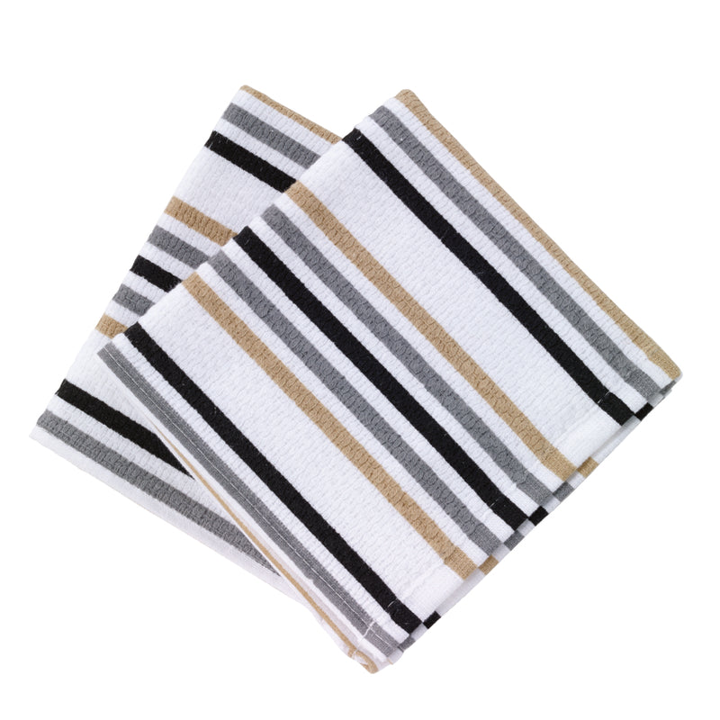 T-FAL - T-Fal Multicolored Cotton Stripes Dish Cloth 2 pk - Case of 3