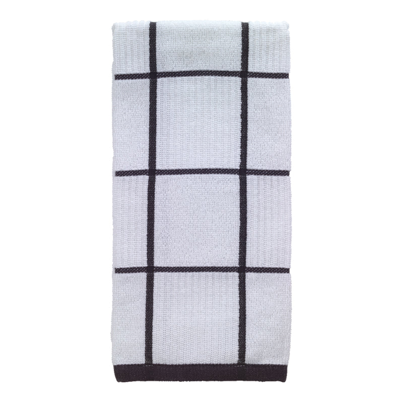 T-FAL - T-Fal Charcoal Cotton Checked Parquet Kitchen Towel 1 pk - Case of 6 [10153]