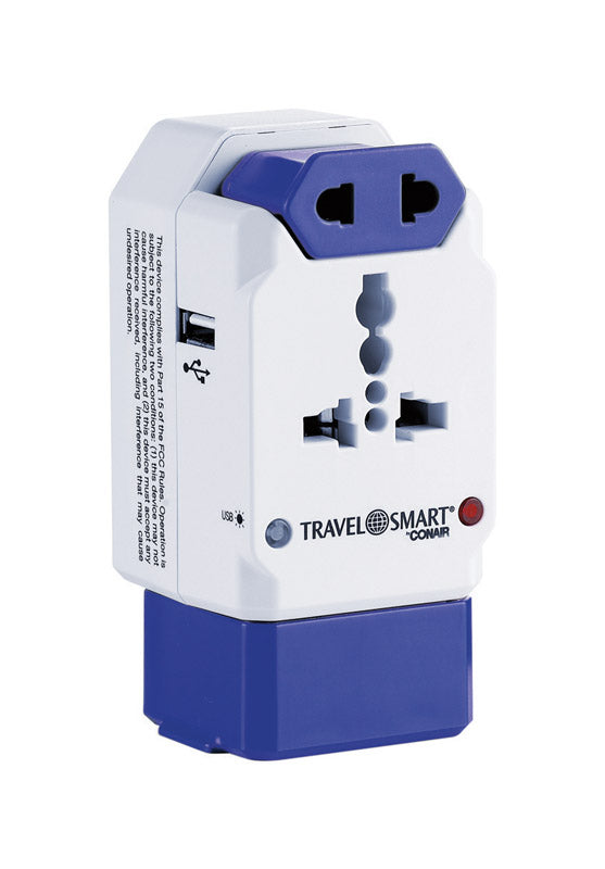 TRAVEL SMART - Travel Smart Type A/B/C/E/F/G/I For Worldwide All-In-One Adapter [TS238X]