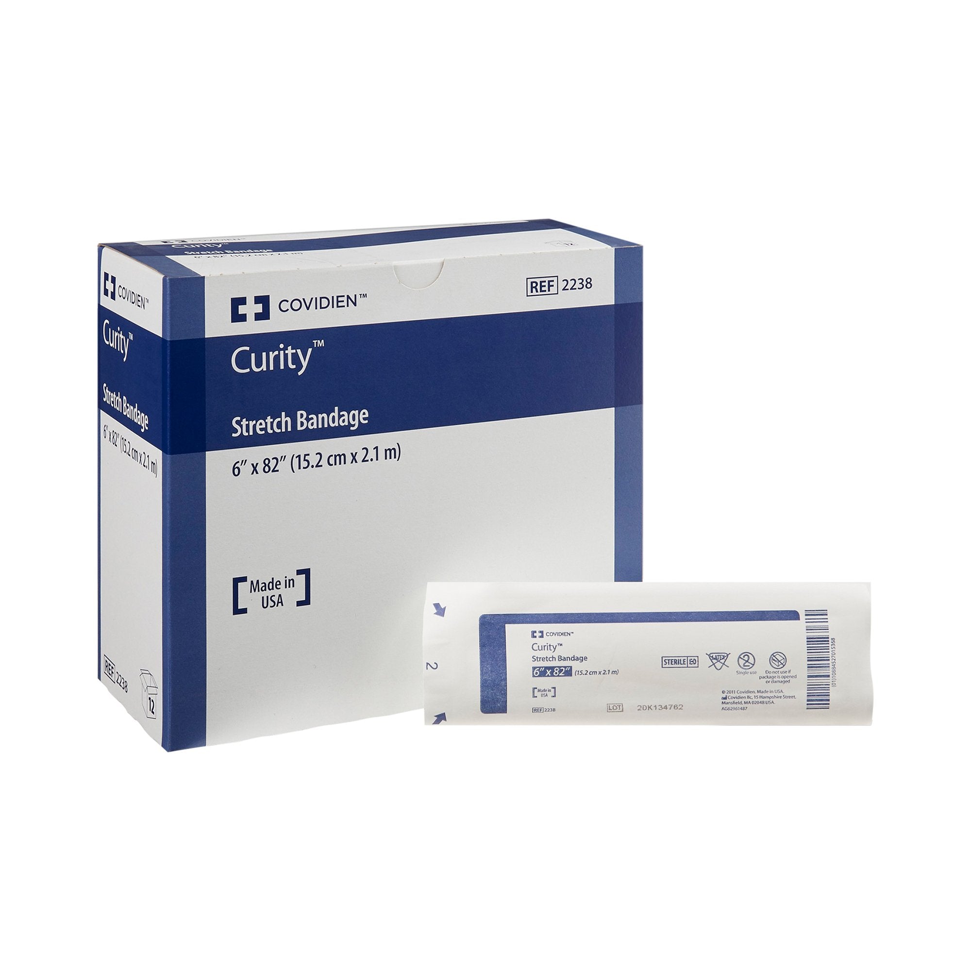 Cardinal - Conforming Bandage Curity™ 6 X 82 Inch 1-Ply Sterile 1 per Pack [12/BG]