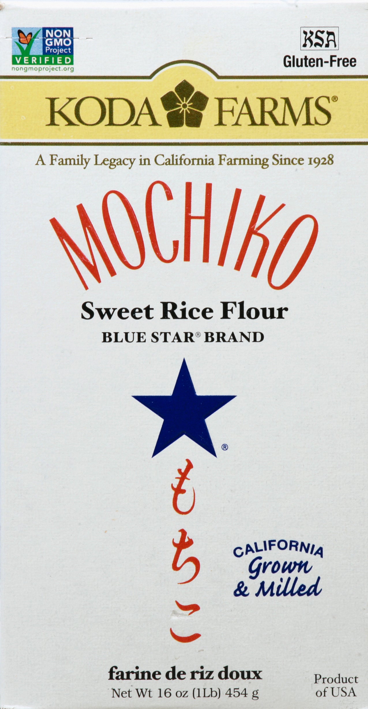 Koda Farms Rice Flour 16 oz - Case of 1