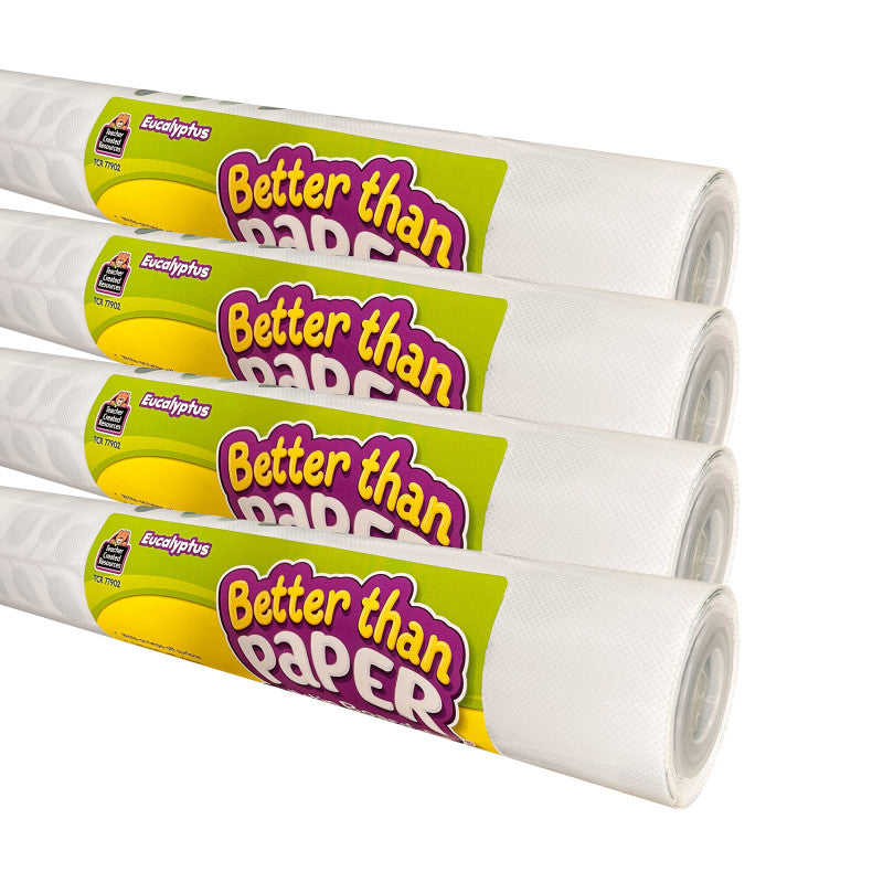 TEACHER CREATED RESOURCES - Better Than Paper Bulletin Board Roll, Eucalyptus, 4-Pack