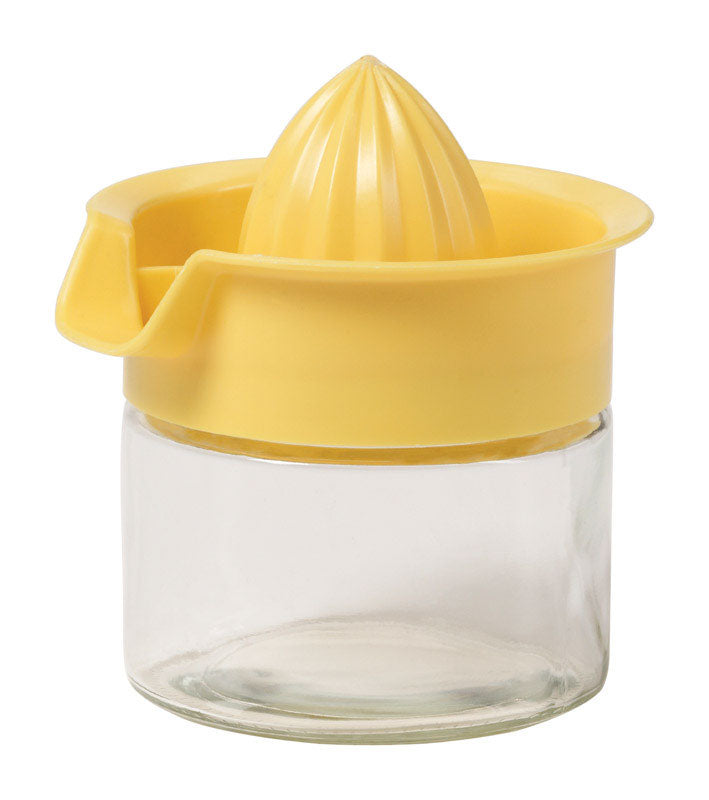 LIFETIME - Lifetime Clear/Yellow Glass/Plastic Manual Juice Press 12 oz - Case of 6