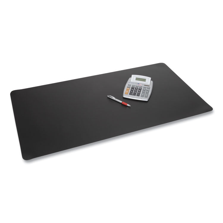 Artistic - Rhinolin II Desk Pad with Antimicrobial Protection, 17 x 12, Black