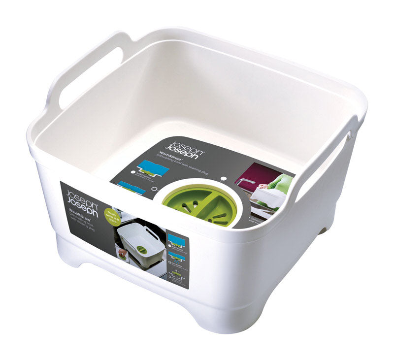 JOSEPH JOSEPH - Joseph Joseph Wash and Drain ABS Plastic Wash Tub W/Drain Plug