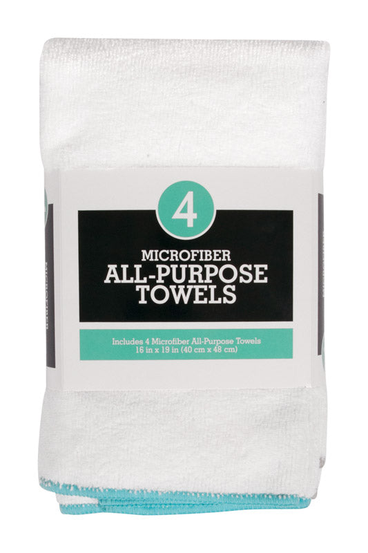 RITZ - Ritz White Microfiber Solid Kitchen Towel 4 pk - Case of 6