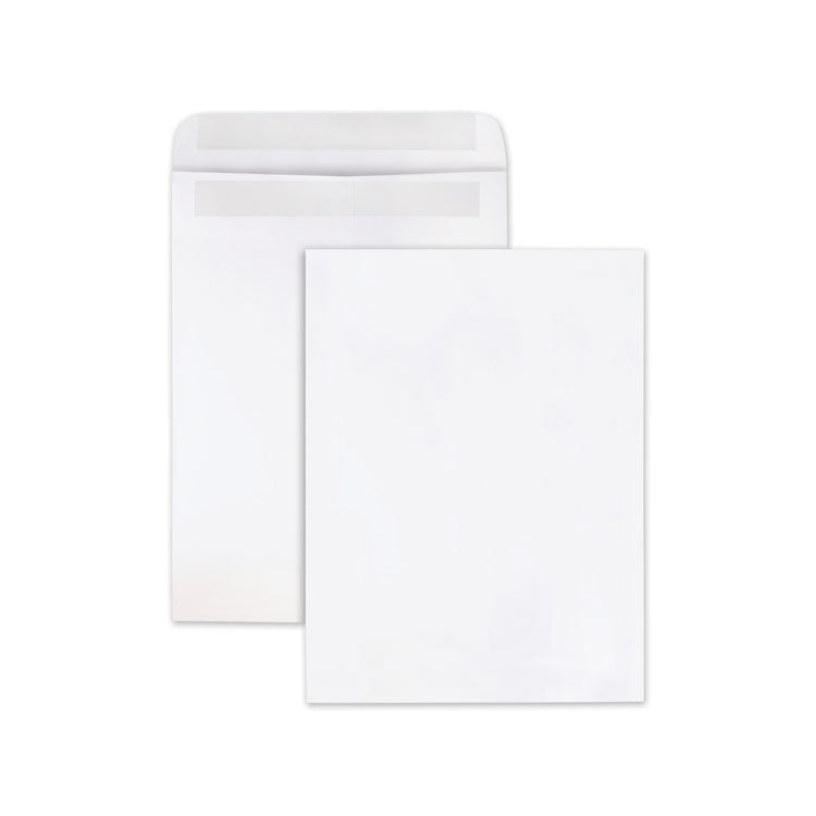 Quality Park - Redi-Seal Catalog Envelope, #10 1/2, Cheese Blade Flap, Redi-Seal Adhesive Closure, 9 x 12, White, Wove Finish, 100/Box