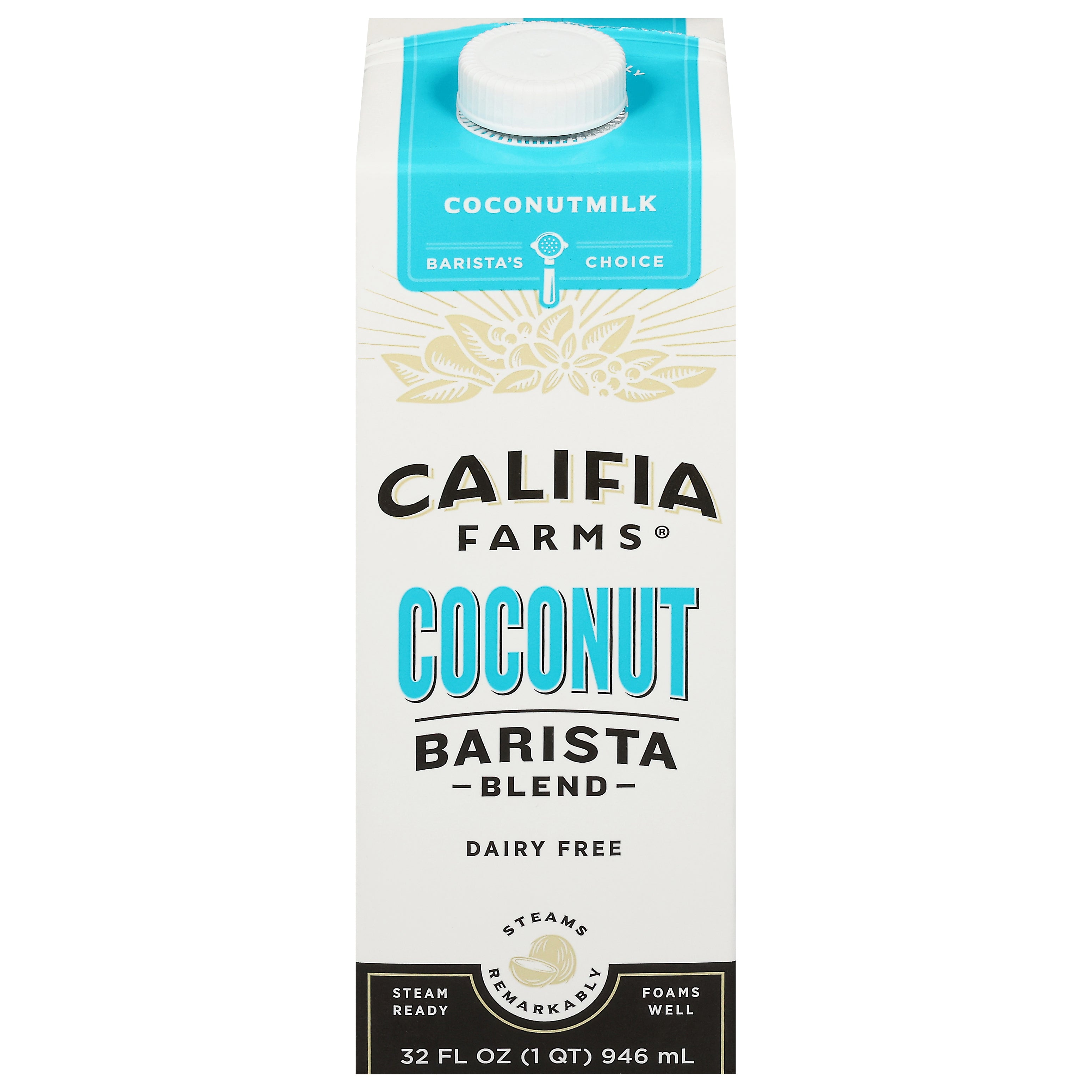 Califia Farms Dairy Free Barista Blend Coconut Milk 32 fl oz - Case of 6