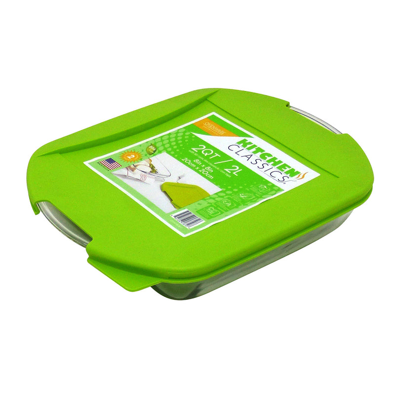 KITCHEN CLASSICS - Kitchen Classics 8 in. W X 8 in. L Baking Dish Clear - Case of 3