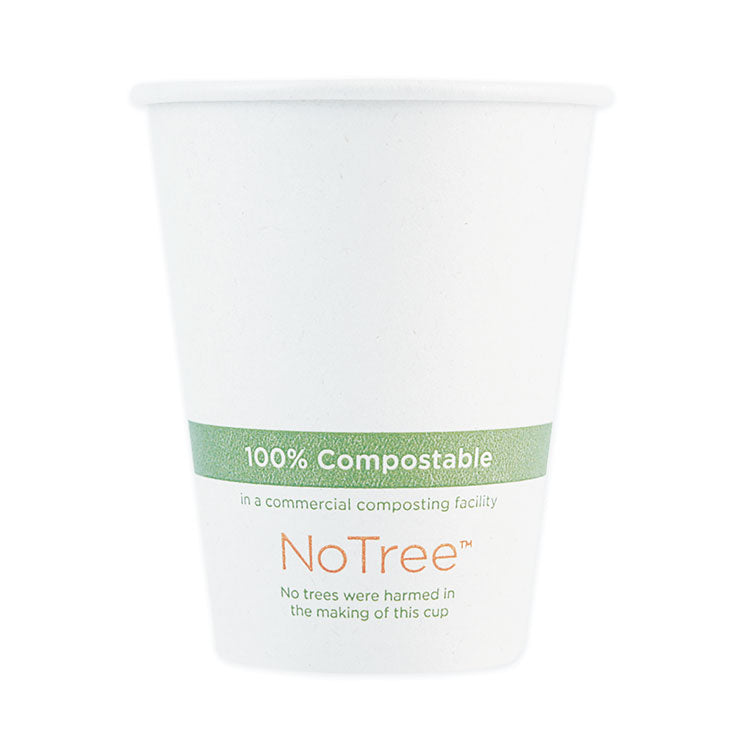 World Centric - NoTree Paper Hot Cups, 8 oz, Natural, 1,000/Carton