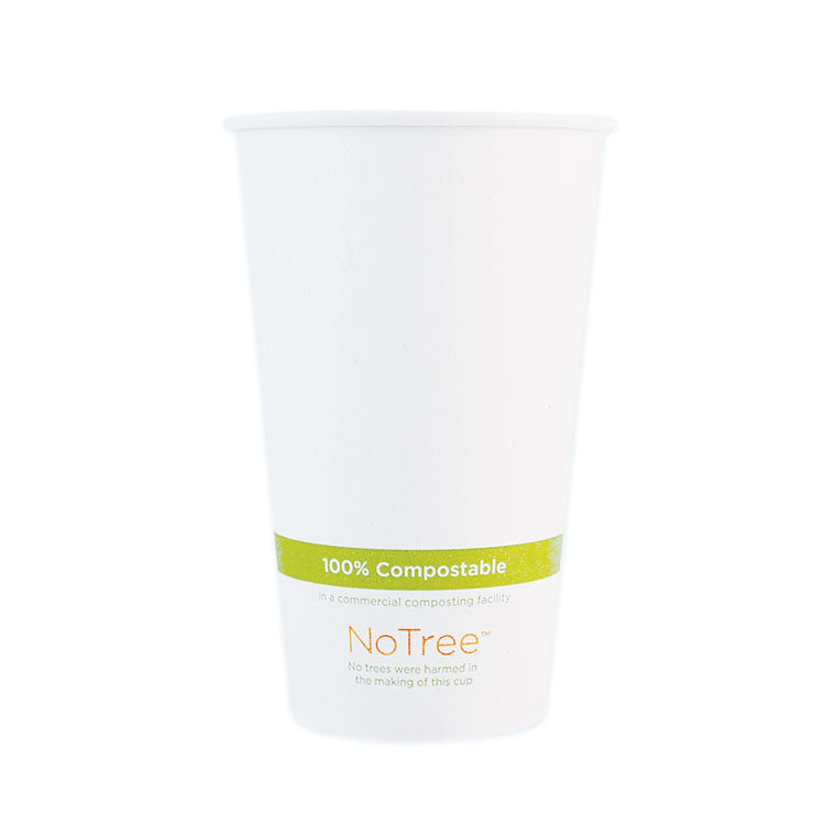 World Centric - NoTree Paper Hot Cups, 20 oz, Natural, 1,000/Carton