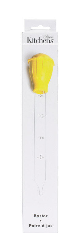 FOX RUN - Fox Run Clear/Yellow Glass/Plastic Glass Baster
