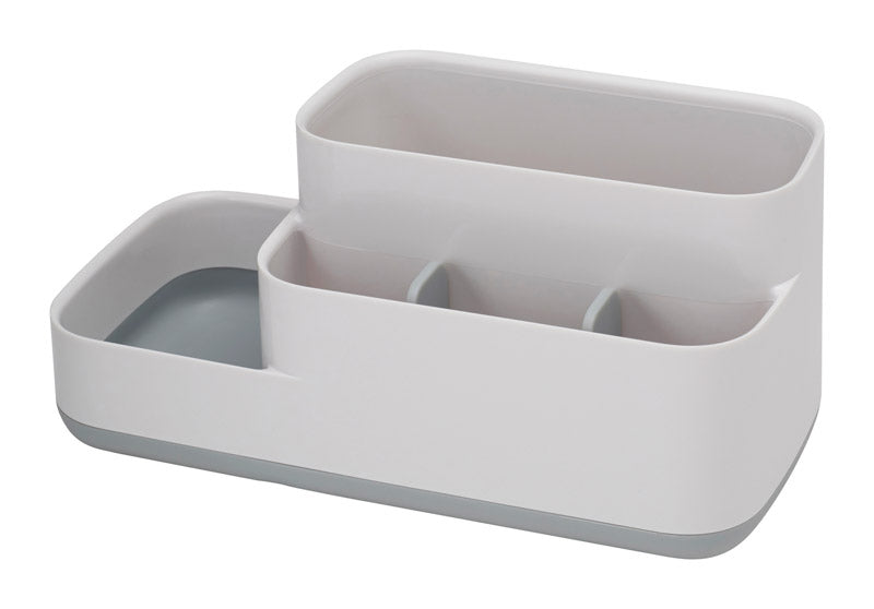 JOSEPH JOSEPH - Joseph Joseph EasyStore Gray/White Plastic Bathroom Storage Caddy