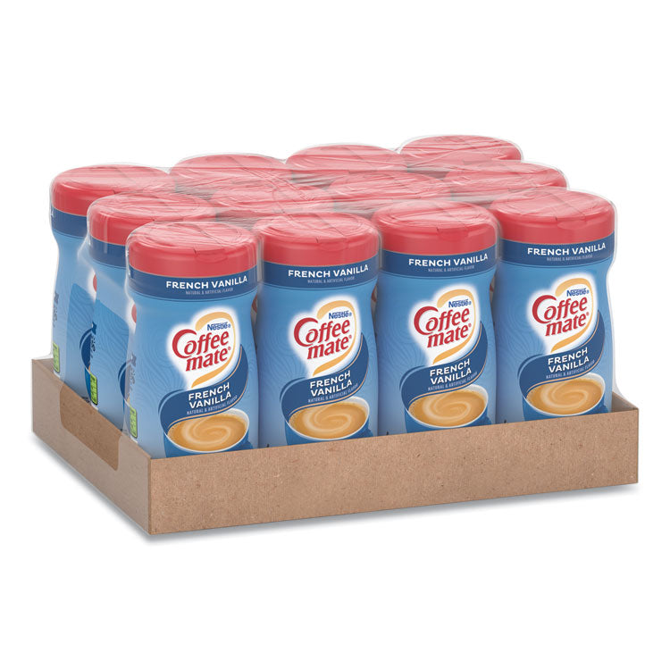 Coffee mate - Non-Dairy Powdered Creamer, French Vanilla, 15 oz Canister, 12/Carton
