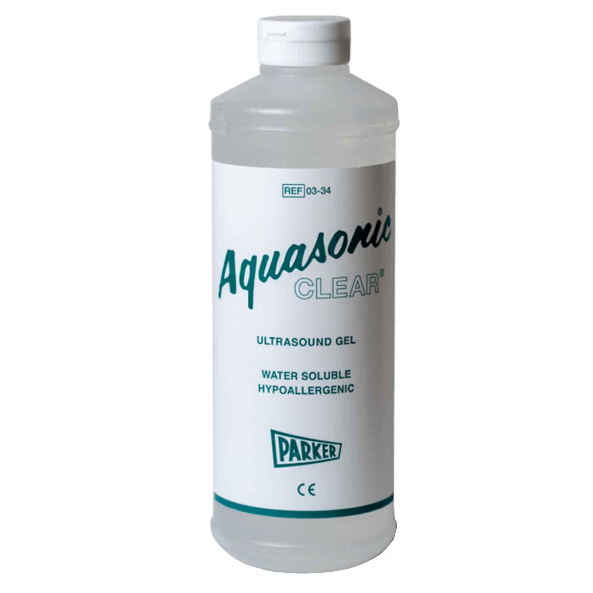 Parker Labs - Ultrasound Gel Aquasonic Clear® High Viscosity 1 Liter Bottle NonSterile [6/BX]