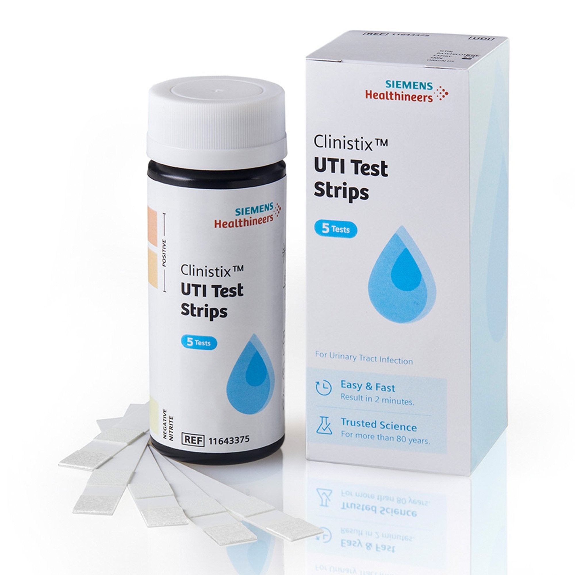Siemens Healthcare Diag/Bayer Diag - Urinalysis Test Kit Clinistix™ Urinary Tract Infection Detection 5 Tests per Kit CLIA Waived [1/KT]