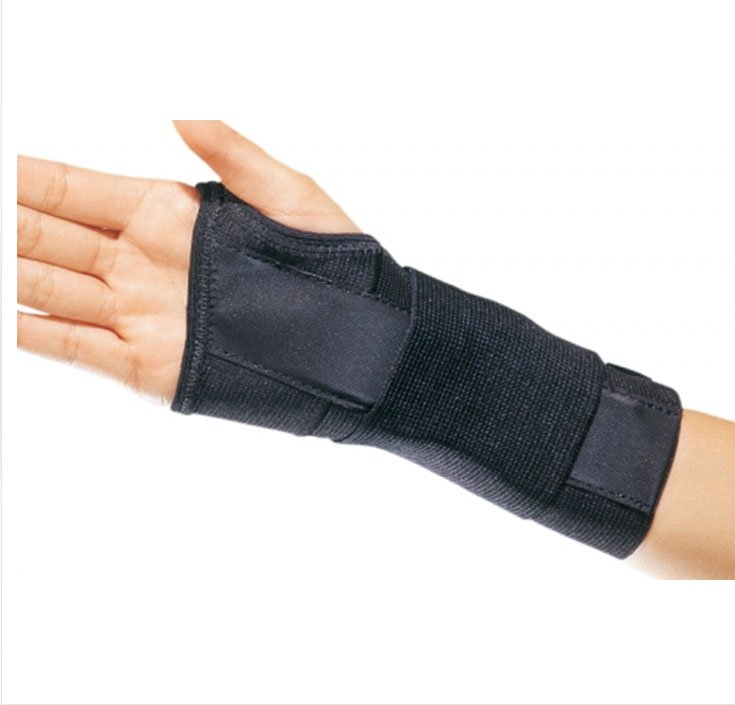 DJO - Wrist Brace ProCare® CTS Contoured Aluminum / Cotton / Elastic Right Hand Black Small [1/EA]
