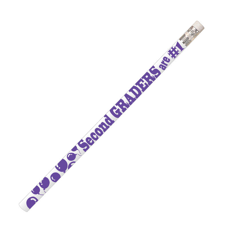 MUSGRAVE PENCIL COMPANY - 2nd Graders Are #1 Motivational Pencils, 12 Per Pack, 12 Packs