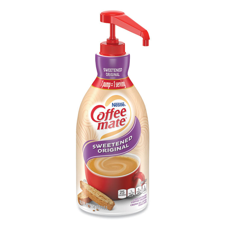 Coffee mate - Liquid Coffee Creamer, Sweetened Original, 1500mL Pump Dispenser